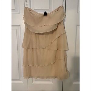 Strapless Ruffle Dress